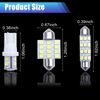 Picture of YOGEIER Car Led Bulb, Led Combination Set of 24 Sets, Used for Car Interior/Indoor Map Dome/ Trunk / License Lights, Etc. (White)