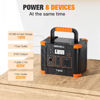 Picture of Portable Power Station 300W (Peak 600W), GRECELL 288Wh Solar Generator with 60W USB-C PD Output, 110V Pure Sine Wave AC Outlet Backup Lithium Battery for Outdoors Camping Travel Hunting Home Blackout