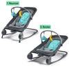 Picture of Summer Infant 2-in-1 Bouncer & Rocker Duo (Gray and Teal) Convenient and Portable Rocker and Bouncer for Babies Includes Soft Toys and Soothing Vibrations