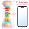 Picture of Rainmaker - 7 inch Wooden Rain Stick Montessori Toys for Babies 6-12 Months,Baby Rattle Shaker Sensory Developmental Toy,Raindrops Musical Instrument Baby Musical Toys for 1 Year Old Toddler Kids