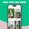 Picture of Freeman Flirty Feet Instant Foot Peeling Spray, Exfoliating Foot Mask For Summer, Moisturizing & Smooth Dry, Cracked Heels, Remove Dead Skin Quickly, Cruelty-Free & Vegan, 4 fl.oz./ 118 ml Bottle