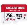 Picture of GIGASTONE 256GB Micro SD Card, Gaming Plus, MicroSDXC Memory Card for Nintendo, Wyze, GoPro, Dash Cam, Security Camera, 4K Video Recording, UHS-I A1 U3 V30 C10, up to 100MB/s, with Adapter