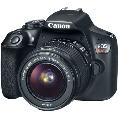 Picture of Canon EOS Rebel T6 Digital SLR Camera Kit with EF-S 18-55mm f/3.5-5.6 is II Lens, Built-in WiFi and NFC - Black (Renewed)
