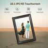 Picture of 10.1 Inch WiFi Digital Picture Frame, 1280x800HD IPS Touch Screen Digital Photo Frame Electronic,16GB Memory, Auto-Rotate, Wall Mountable, Share Photos/Videos Instantly via Uhale App from Anywhere