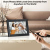 Picture of Digital Picture Frame Wi-Fi 10.1inch Smart Digital Photo Frame,Electronic Digital Picture Frames Load from Phone,1280x800 HD IPS Touch Screen-Share Photo/Video-Weather/Clock/Alarm-via Free APP-Black