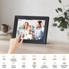 Picture of Digital Picture Frame Wi-Fi 10.1inch Smart Digital Photo Frame,Electronic Digital Picture Frames Load from Phone,1280x800 HD IPS Touch Screen-Share Photo/Video-Weather/Clock/Alarm-via Free APP-Black