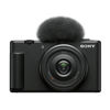 Picture of Sony ZV-1F Vlog Camera for Content Creators and Vloggers Black