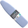 Picture of HOME GENIE Ironing Board Cover, Silicone Coating, Full Size Scorch Resistant Padding, Elastic Edge Heavy Duty Iron Pad Covers Standard Boards, Hook and Loop Fastener Strap Extra Thick, Blue 15" x 54"