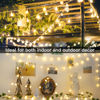 Picture of suddus String Lights for Bedroom, 33ft 100 Led Connectable Globe String Lights Indoor, Hanging Fairy Lights Plug in with Remote for Kids Room Dorm Classroom Outdoor Christmas Tree Decor, Warm White