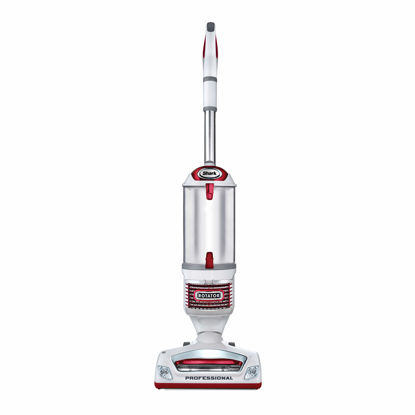 Picture of Shark NV501 Rotator Professional Lift-Away Upright Vacuum with HEPA Filter, Swivel Steering, LED Headlights, Wide Upholstery Tool, Dusting Brush & Crevice Tool, White/Red