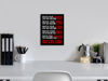 Picture of Pyradecor Watch Your Thoughts Motivational Classroom Poster Modern Canvas Prints Wall Art Paintings Ready to Hang for Office Living Room Home Decorations Stretched Pictures Artwork