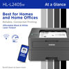 Picture of Brother HL-L2405W Wireless Compact Monochrome Laser Printer with Mobile Printing, Black & White Output | Includes Refresh Subscription Trial(1), Amazon Dash Replenishment Ready