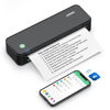 Picture of JADENS Bluetooth Thermal Printer, Support 8.5" X 11" US Letter, Portable Printers Wireless for Travel, Inkless Printer Compatible with iOS, Android, Mobile Printer for Home, Office, School