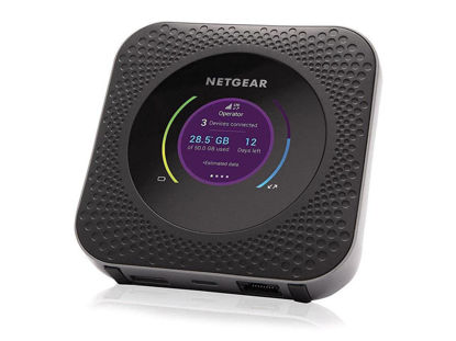 Picture of NETGEAR Nighthawk M1 4G LTE WiFi Mobile Hotspot (MR1100-100NAS) - Up to 1Gbps Speed, Works Best with AT&T and T-Mobile, Connects Up to 20 Devices, Secure Wireless Network Anywhere