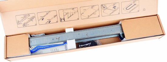 Picture of Dell PowerEdge R530, R730, R730, R540, R740, R740XD, R820, R830, R7415, R7425 2U Ready Rail Kit - H4X6X
