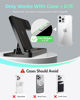 Picture of Wireless Charger iPhone Charging Station: 3 in 1 Charger Stand Multiple Devices for Apple - iPhone 16 15 14 Pro Max 13 12 11 - Watch 10 9 8 7 6 5 4 3 2 SE and Ultra Series - Airpods 4 3 2 Pro