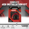 Picture of DS18 AK4 Complete 4 Gauge CCA Amplifier Installation Wiring Kit - Ampkit Helps Make Connections, Brings Power to Your Radio, Subwoofers, Speakers with Super Flex Wire - 1200W for 1 Amplifier