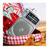 Picture of Panasonic Portable AM / FM Radio, Battery Operated Analog Radio, AC Powered, Silver (RF-2400D)