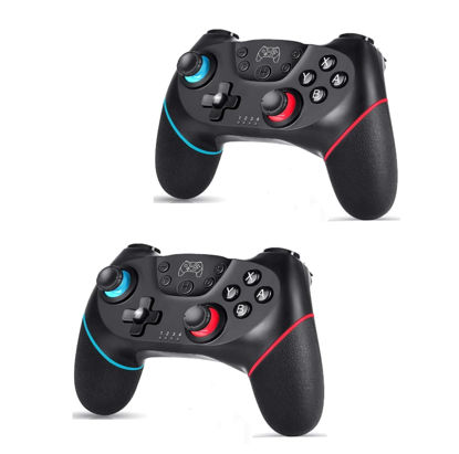 Picture of Lyyes Switch Controller, Wireless Pro Controller Joystick Compatible with Switch, 2 Pack