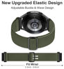 Picture of Lerobo Elastic Bands Compatible with Samsung Galaxy Watch 7 6 5 4 40mm 44mm/Galaxy Watch 6 Classic Band 43mm 47mm/Watch 4 Classic Band 42mm 46mm/5 Pro/Active 2,3Pack Soft Adjustable Nylon Sport Band