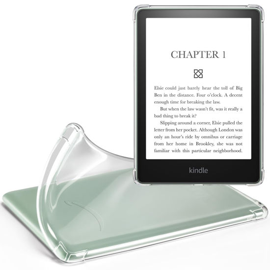 Picture of iDLEHANDS Clear Case for 6" Kindle 2024 and 2022 (11 Generation) - Ultra-Slim Soft TPU Transparent Cover, Lightweight & Durable Protection, Clear