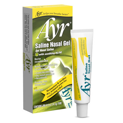 Picture of Ayr Saline Nasal Gel, With Soothing Aloe, 0.5 Ounce Tube (Pack of 1)