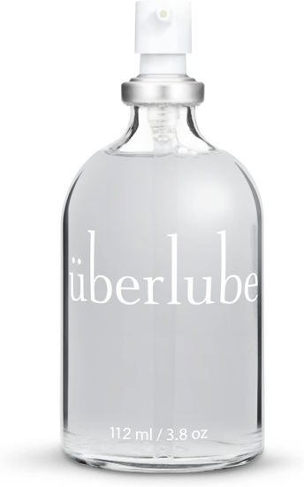 Picture of Uberlube Silicone Base Lube - Unscented Silicone Lubricant Personal Lubrication : Latex Safe Privacy Sex Lube Liquid for Couples Women & Men - Flavorless, Vaginal & Anal - 112ml