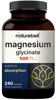 Picture of Magnesium Glycinate Capsules 500mg | 240 Count, 100% Chelated & Purified, 3rd Party Tested, Non-GMO & Gluten Free