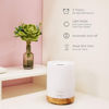 Picture of ASAKUKI 300ML Essential Oil Diffuser, Quiet 5-in-1 Premium Humidifier, Home Fragrance Aroma Diffuser with 7 LED Color Changing Light and Auto-Off Switch -Light Brown