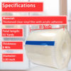 Picture of Birllaid Transparent Window Weather Sealing Tape, 3 Inch x 55 Yards, Window AC Insulation Sealing Film Tape, No Residue, Clear