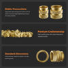 Picture of HANGLIFE Heat-Set Threaded Inserts, M4 Heat Set Insert for 3D Printing Components and Plastic Parts - Brass Metric Knurled Nuts (100 Pieces)