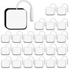 Picture of 24PCS TENS Unit Replacement Pads 2X2, Latex Free Electrodes Compatible with TENS Machine Use 2mm Pin Connector Lead Wires Such as AUVON TENS, TENS 7000, Etekcity, Nicwell Care Tens