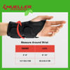 Picture of MUELLER Sports Medicine Green Fitted Wrist Brace, Wrist Pain Relief Support for Men and Women, Ideal for Carpal Tunnel, Tendinitis, Arthritis, Right Hand, Black, Small/Medium