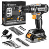 Picture of Power Drill Cordless: DEKO PRO Cordless Drill 20V Electric Power Drill Set Tool Drills Cordless Set with Battery and Charger 20 Volt Drill Driver Kit