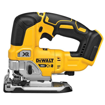 Picture of DEWALT 20V MAX XR Jig Saw, 3,200 Blade Speed, Cordless, Brushless Motor, LED Light, Bare Tool Only (DCS334B)