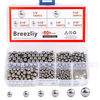Picture of Breezliy 600 Piece 6 Sizes Assorted Loose Bicycle Bearing Balls 1/4" 7/32" 3/16" 5/32" 1/8" and 3/32"