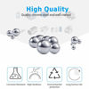 Picture of Breezliy 600 Piece 6 Sizes Assorted Loose Bicycle Bearing Balls 1/4" 7/32" 3/16" 5/32" 1/8" and 3/32"