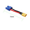 Picture of ZHOFONET XT30 Male to EC3 Female Connector Adapter, 4pcs XT30-EC3 Extension Cable,RC Battery Adapter with 5cm 16AWG Silicone Wire for LiPo Battery Micro FPV Drone