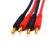 Picture of Padarsey 5 Pack XT60 to 4.0mm Banana Plug Balance Charge Cable Adapter Connectors for RC Helicopter Quadcopter XT60 Lipo Battery Plug Charge 12awg