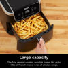 Picture of Ninja Air Fryer Pro 4-in-1 with 5 QT Capacity, Air Fry, Roast, Reheat, Dehydrate, Air Crisp Technology with 400F for hot, crispy results in just minutes, Nonstick Basket & Crisper Plate, Grey, AF141