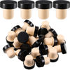 Picture of Yookeer T-shaped Stopper Cork Wine Bottle Stoppers Reusable Wine Sealing Plug for Beer Bottles DIY Craft(Black,24 Pieces)