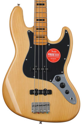 Picture of Squier Classic Vibe 70s Jazz Bass, Natural, Maple Fingerboard