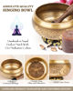 Picture of Hihealer Tibetan Singing Bowls, Meditation Sound Bowls Handcrafted in Nepal for Yoga, Chakra Healing, Mindfulness Self Care Spiritual Gifts for Women and Men (Black(Buddha), 6 inch)