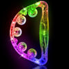 Picture of Aywewii LED Tambourine, Light Up Toys Handheld Musical Flashing Tamborine Autism Toys Party Supplies for Birthday Anniversaries Gifts for Kids Adults Teens
