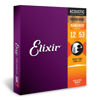 Picture of Elixir Strings, Acoustic Guitar Strings, Phosphor Bronze with NANOWEB Coating, Longest-Lasting Rich and Full Tone with Comfortable Feel, 6 String Set, Light 12-53