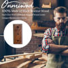 Picture of Onmiwod Guitar Wall Mount, Black Walnut Wood Guitar Hanger, U-Shaped Guitar Wall Hanger Mount, Guitar Holder Hook Stand Wall for Acoustic, Electric Guitar, Banjo, Bass, for Guitar Player Men Boy