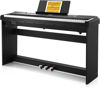 Picture of Donner DEP-20 Beginner Digital Piano 88 Key Full Size Weighted Keyboard, Portable Electric Piano with Furniture Stand, 3-Pedal Unit
