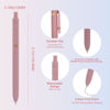 Picture of Ddaowanx Gel Pens, 6 Pcs 0.5mm Quick Dry Black Ink Pens Fine Point Smooth Writing Pens, Cute Office School Supplies Gifts for Women