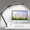 Picture of LED Desk Lamp with Clamp, Architect Desk Lamp with Dual Light and Adjustable Swing Arm, Clip-on Eye-Care 4 CCT Modes & 5 Brightness Levels Table Light Modern Computer Lighting for Home Office