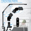 Picture of LED Desk Lamp with Clamp, Architect Desk Lamp with Dual Light and Adjustable Swing Arm, Clip-on Eye-Care 4 CCT Modes & 5 Brightness Levels Table Light Modern Computer Lighting for Home Office